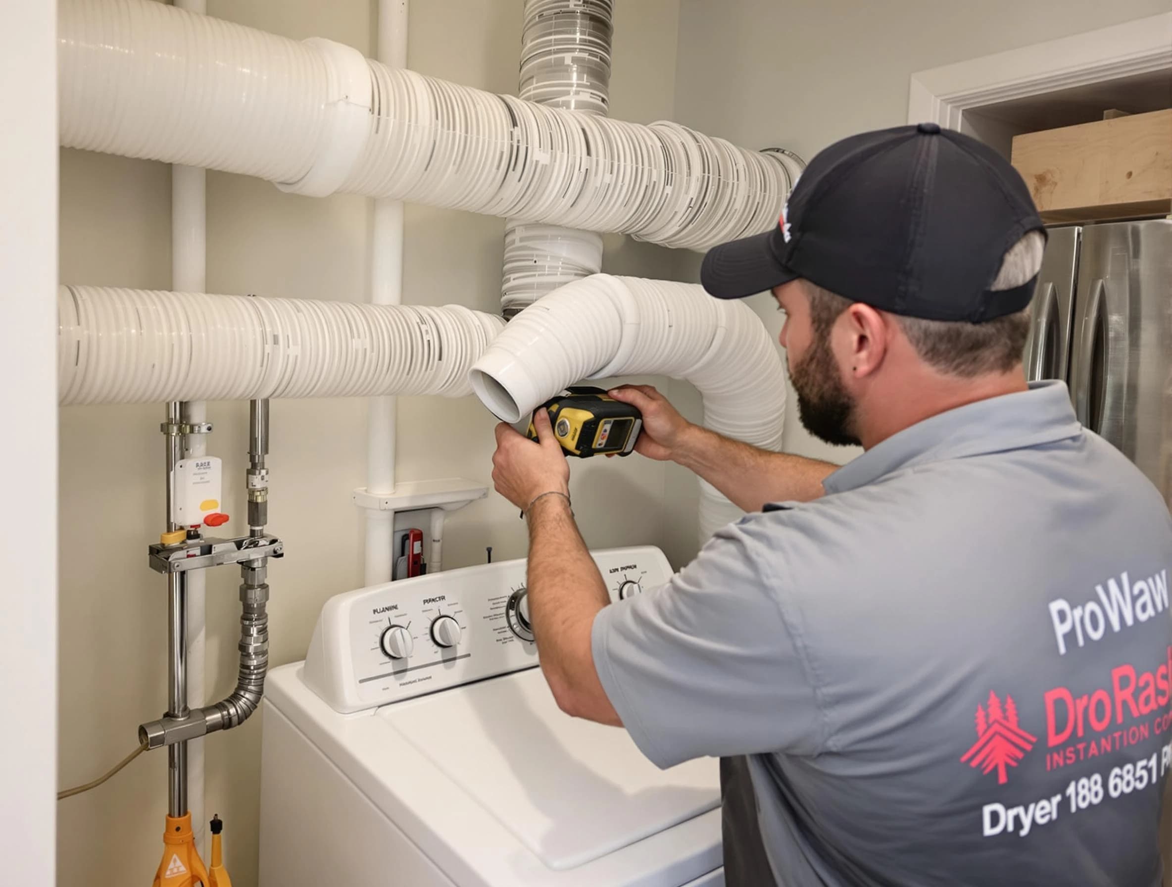 Professional dryer vent hose installation by Marietta Dryer Vent Cleaning in Marietta