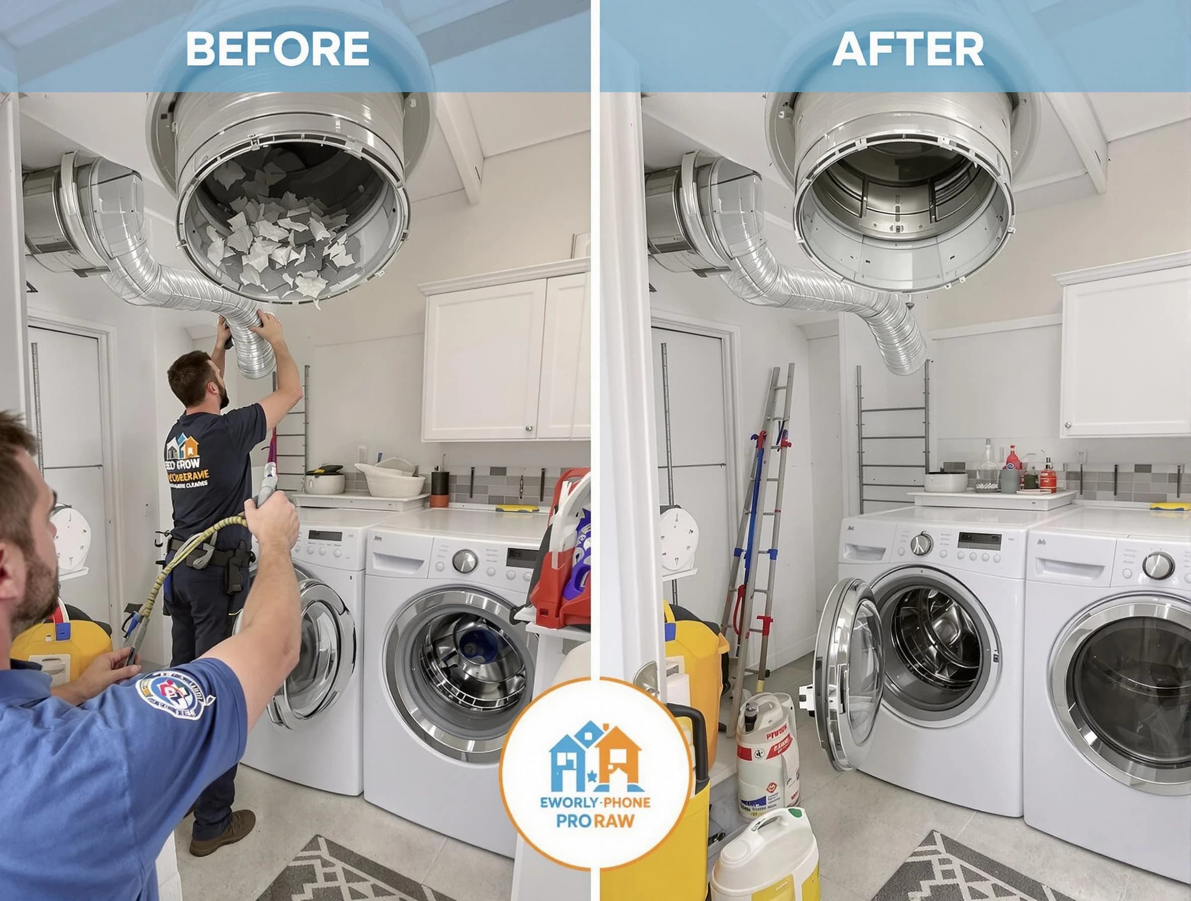 Residential dryer vent cleaning by Marietta Dryer Vent Cleaning in Marietta