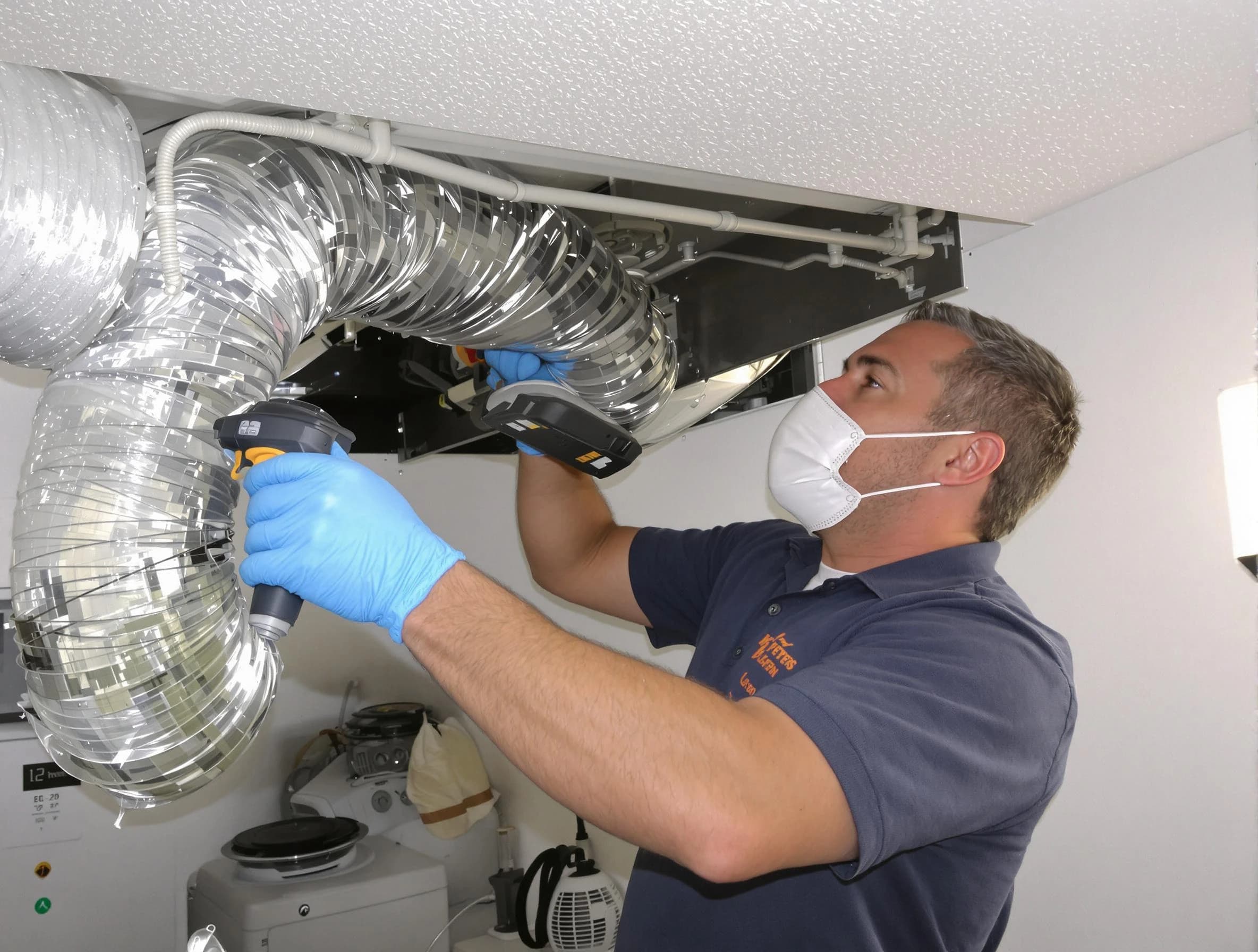 Marietta Dryer Vent Cleaning professional performing thorough residential dryer vent cleaning in Marietta