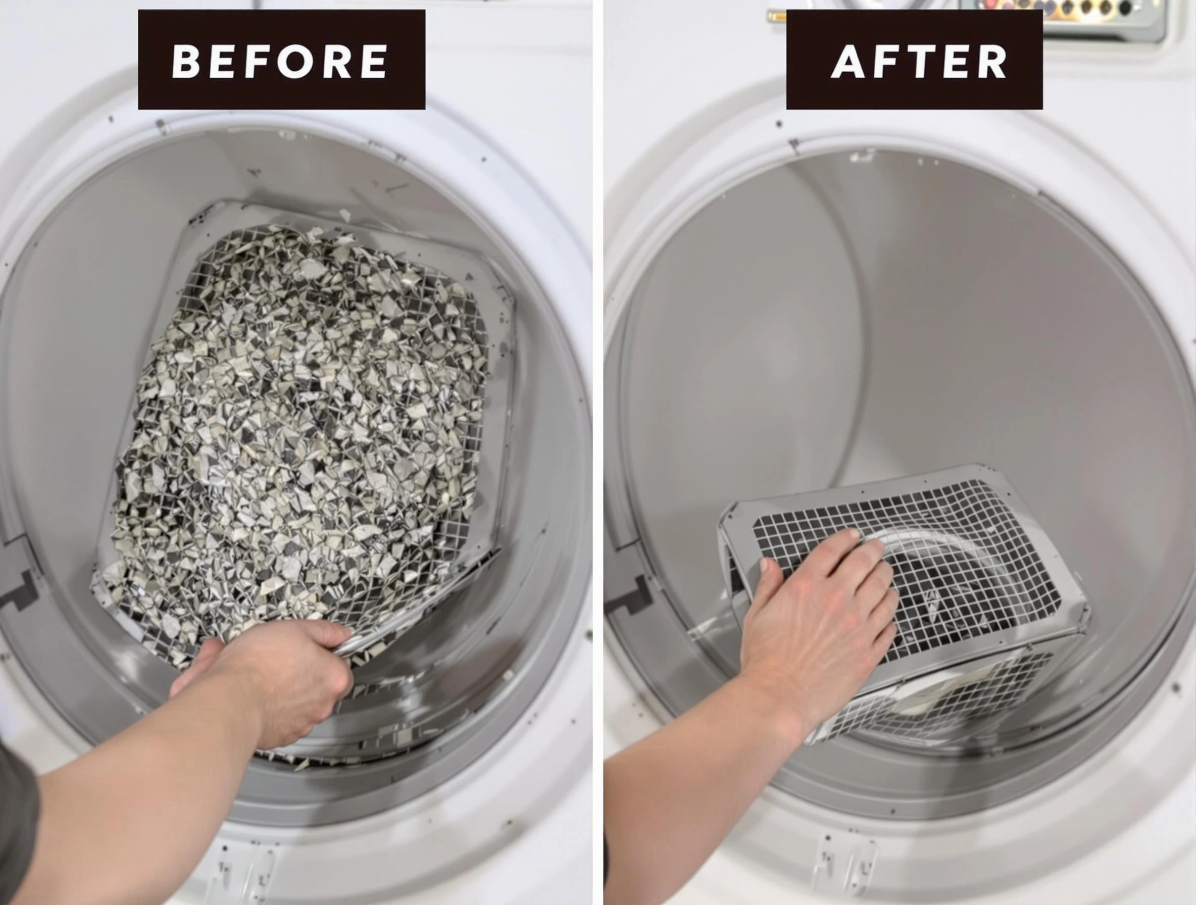 Professional lint trap cleaning by Marietta Dryer Vent Cleaning in Marietta