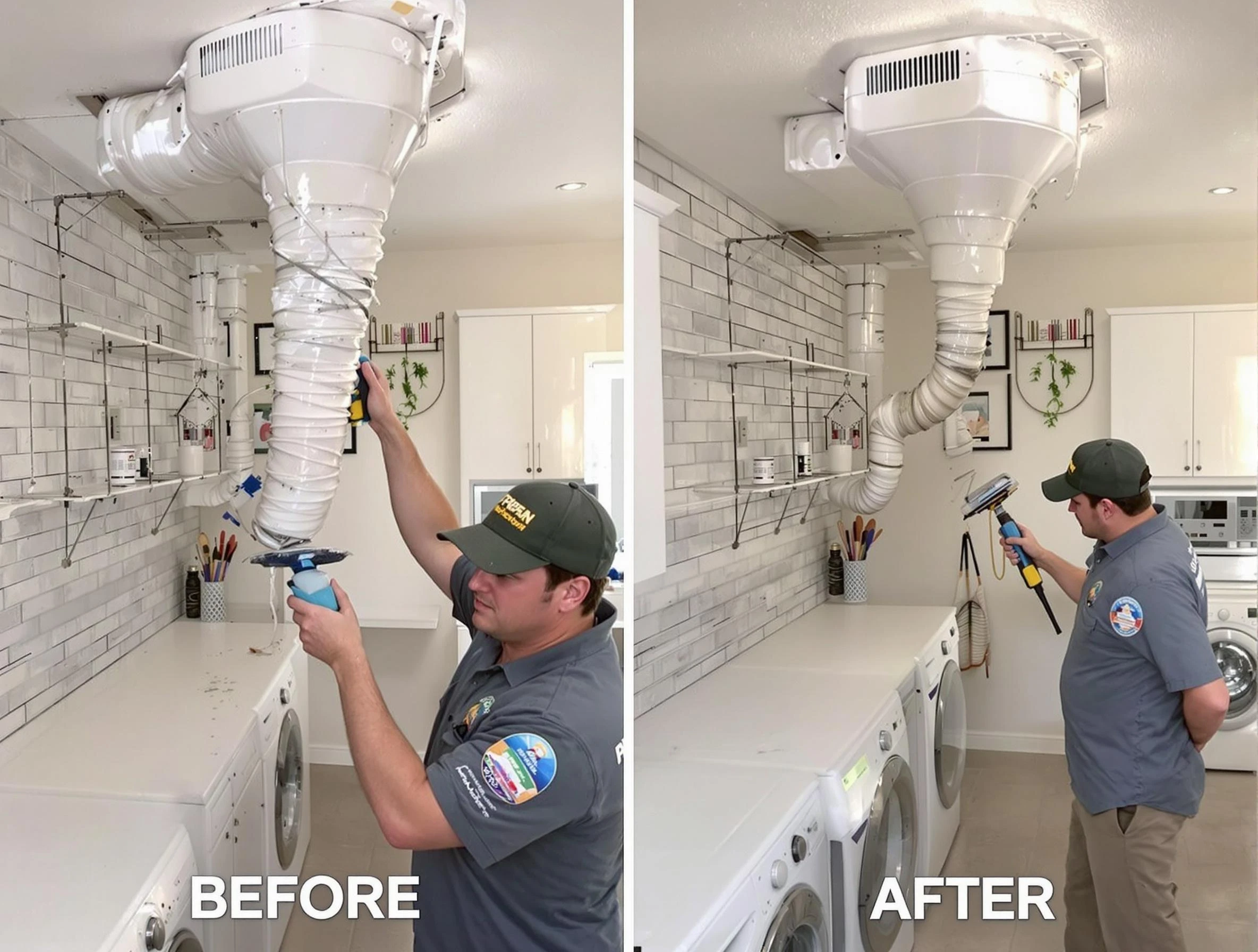 Professional dryer exhaust vent cleaning by Marietta Dryer Vent Cleaning in Marietta